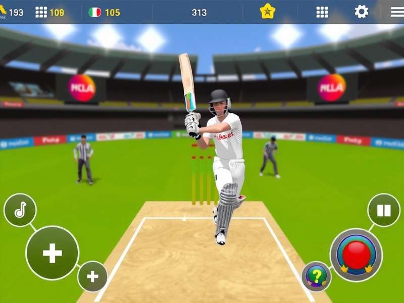 Cricket Blast Pro Game Screenshot